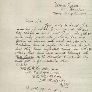 Soldier packet page