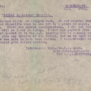 Soldier packet page