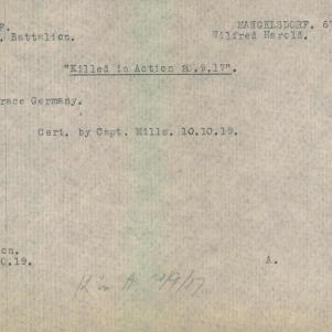 Soldier packet page