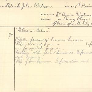 Soldier packet page