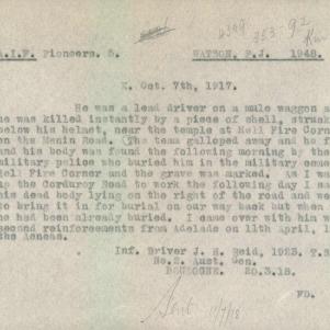 Soldier packet page