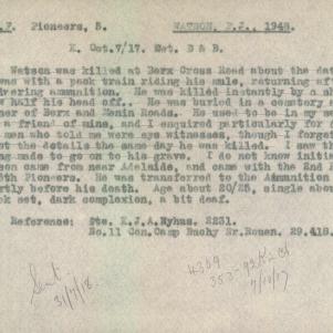 Soldier packet page