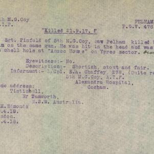 Soldier packet page