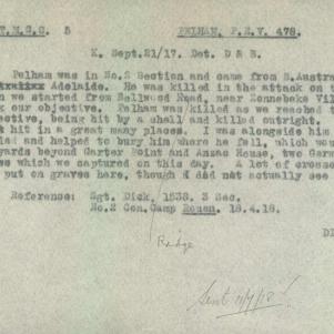 Soldier packet page