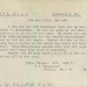 Soldier packet page