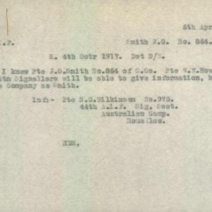 Soldier packet page