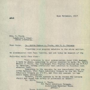 Soldier packet page