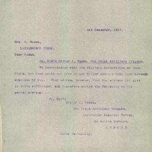 Soldier packet page