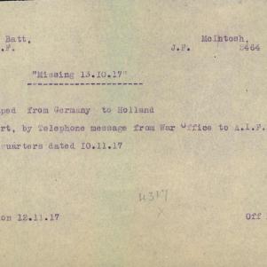 Soldier packet page
