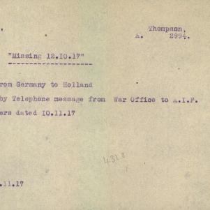 Soldier packet page