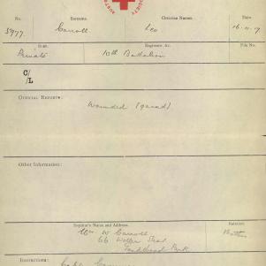 Soldier packet page