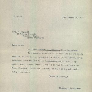Soldier packet page