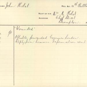Soldier packet page