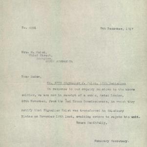 Soldier packet page