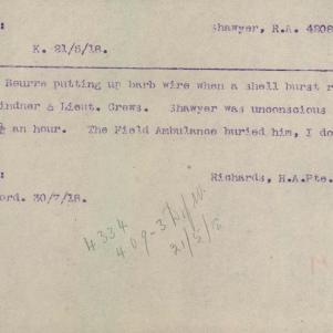Soldier packet page