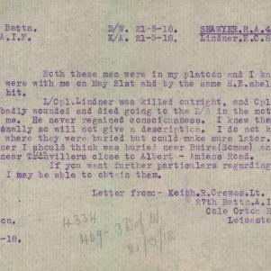 Soldier packet page