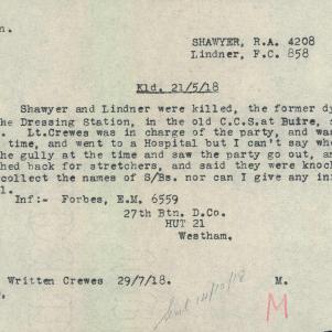 Soldier packet page