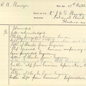 Soldier packet page