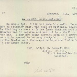 Soldier packet page