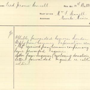 Soldier packet page