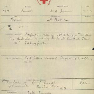 Soldier packet page