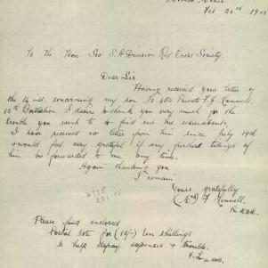 Soldier packet page