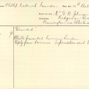 Soldier packet page