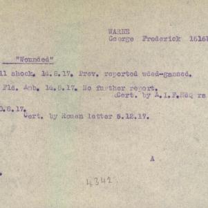 Soldier packet page