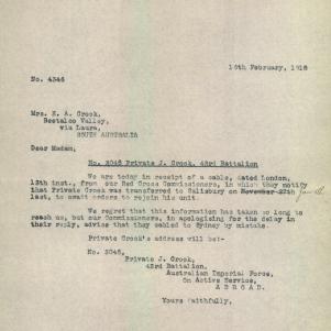 Soldier packet page