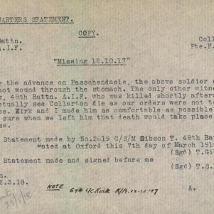 Soldier packet page