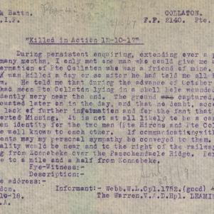 Soldier packet page