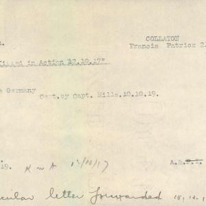 Soldier packet page