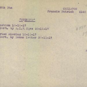 Soldier packet page