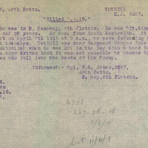 Soldier packet page