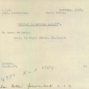 Soldier packet page
