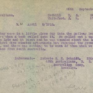 Soldier packet page