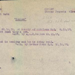 Soldier packet page