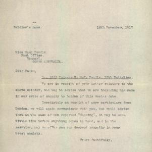 Soldier packet page