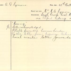 Soldier packet page