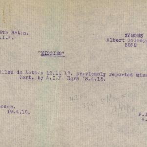 Soldier packet page