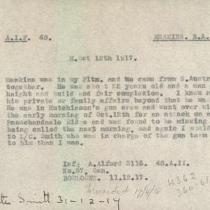 Soldier packet page
