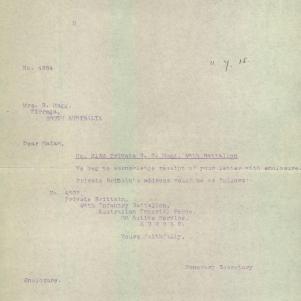 Soldier packet page