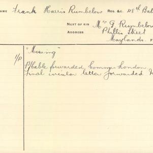 Soldier packet page