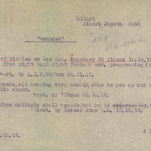 Soldier packet page