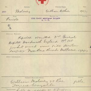 Soldier packet page