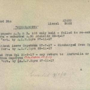 Soldier packet page