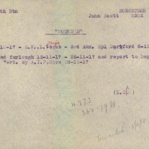 Soldier packet page