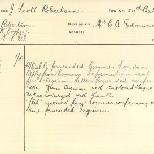 Soldier packet page