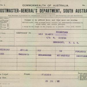 Soldier packet page