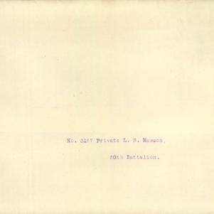 Soldier packet page
